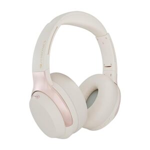 ZEBRONICS Duke Plus, Wireless Over Ear Headphone with ANC, ENC, Gaming Mode, Dual Pairing, Rapid Charge, Upto 70* Hours Backup, Bluetooth v5.4, AUX, Comfortable Earcushion, Deep Bass (Beige)