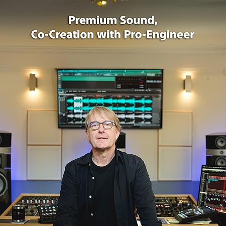 Sony WH-1000XM6 The Best Wireless Noise Canceling Headphones, HD NC Processor QN3, 12 Microphones, Adaptive NC Optimizer, Mastered by Engineers, Studio-Quality- Black - Image 4